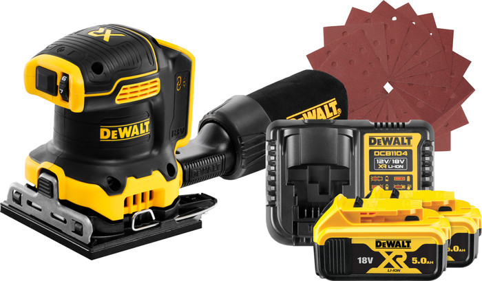 DeWalt DCW200NT-XJ 5,0 Ah Accu (2x) Compleet Pakket Main Image
