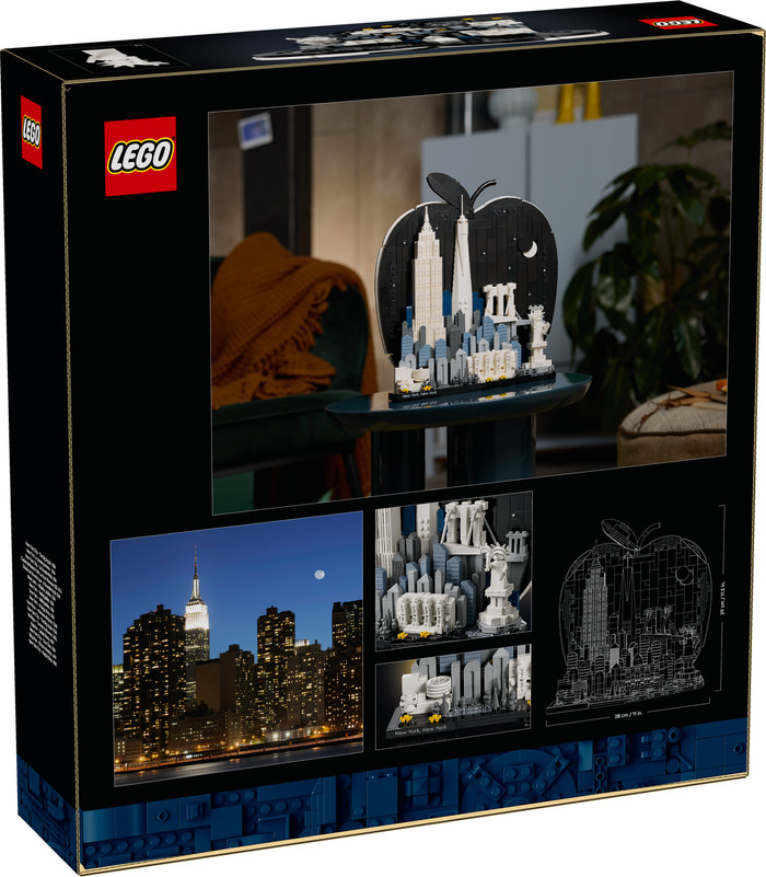 LEGO Architecture - New York, la Grosse Pomme 21066 emballage