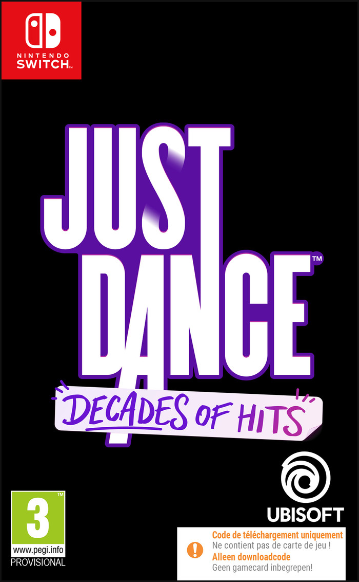 Just Dance Decades of Hits Nintendo Switch emballage