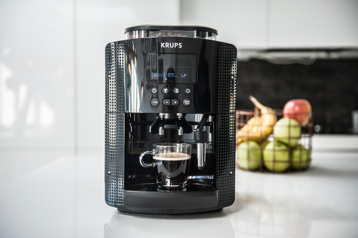 Krups EA8150 Zwart product in gebruik