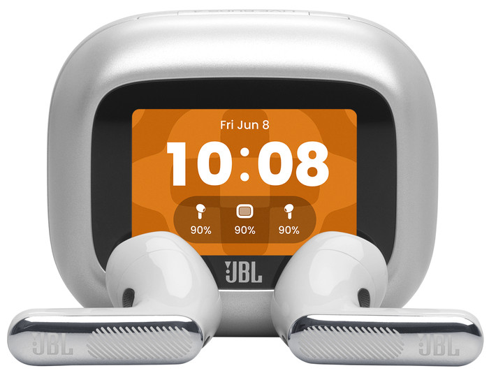 JBL Live Flex 4 Argent détail