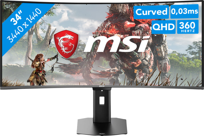 MSI MPG 341CQR X36 QD-OLED Curved Main Image