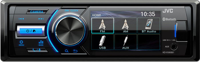JVC KD-X560BT voorkant