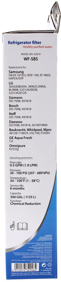 Scanpart Water Filter DA29-10105 null