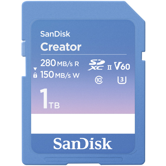 SANDISK SDXC Creator 1TB 150MB/s Main Image