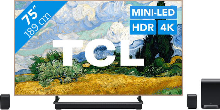 TCL QD Mini-led 75" A400 Pro (2026) + TCL S65K Main Image