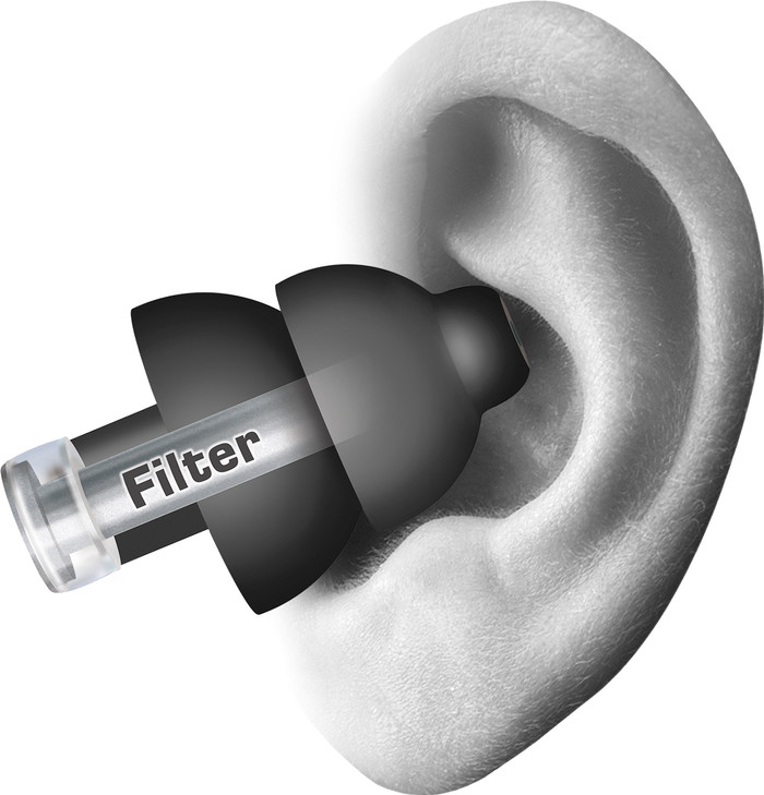 Alpine MusicSafe Pro Black product in use