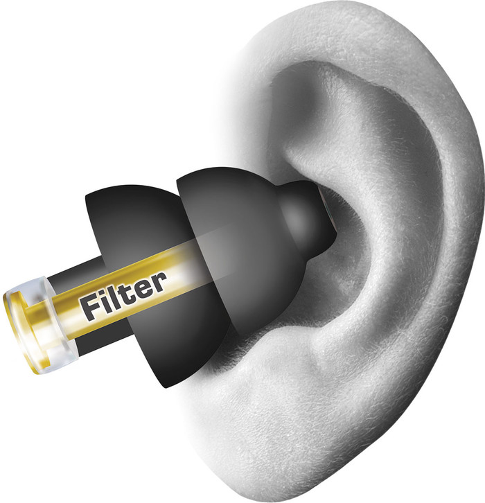 Alpine MusicSafe Pro Black product in use