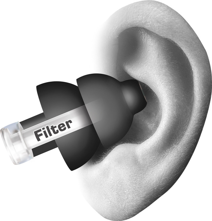 Alpine MusicSafe Pro Black product in use