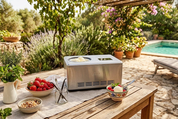 SOLIS Gelateria Pro Touch 3-in-1 8506 product in gebruik