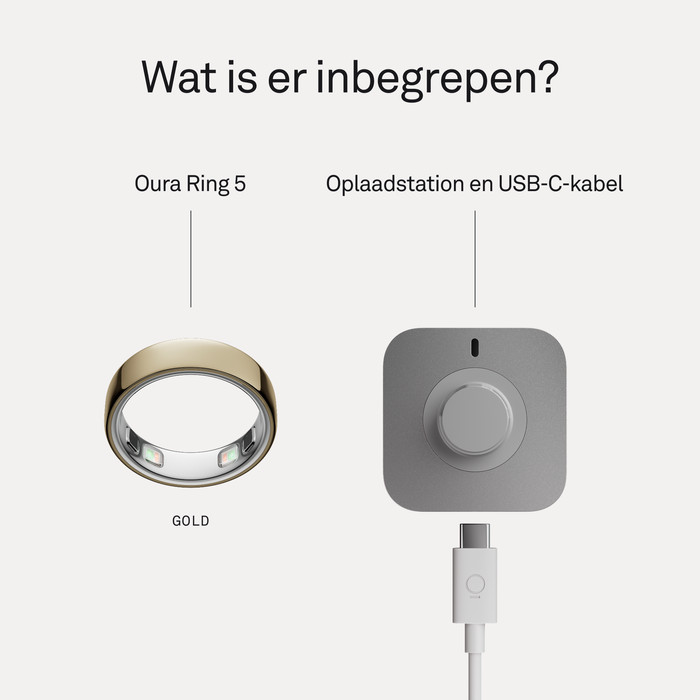 Oura Ring 5 Maat 6 Goud visual leverancier
