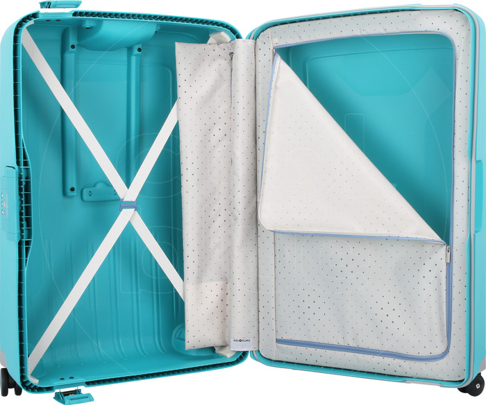 Samsonite S'Cure Spinner 81cm Duo Pack Aqua Blue null
