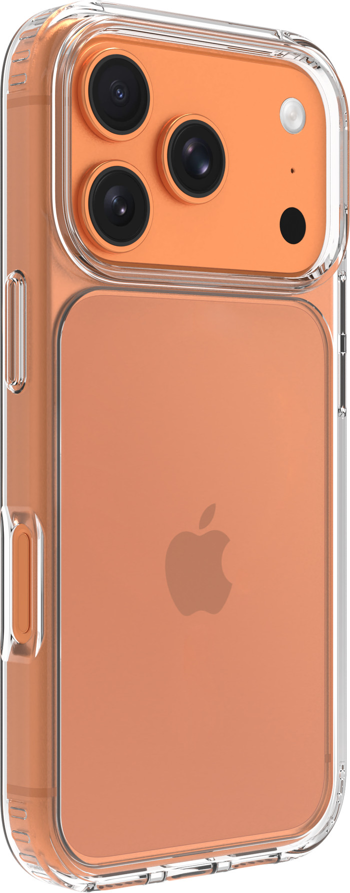 BlueBuilt Protective Back Cover iPhone 17 Pro Transparent left side