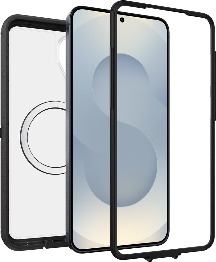 Otterbox Defender Samsung Galaxy S26 Plus Back Cover avec Aimant Transparent avec Bord Noir avant
