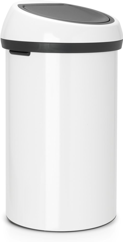 Brabantia Touch Bin 60 Litres Blanc arrière