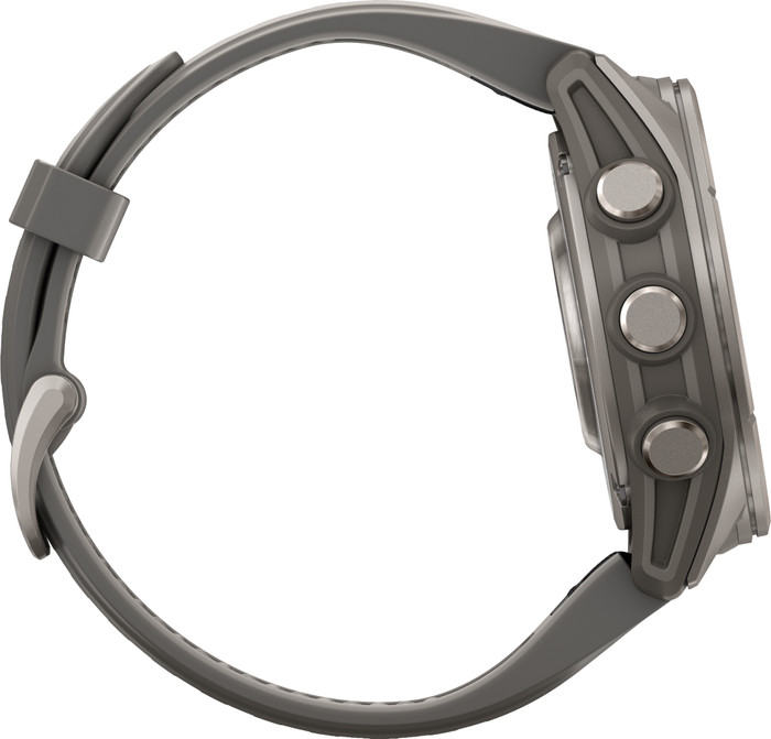 Garmin Fenix 9 Grijs 43mm rechterkant