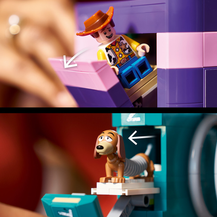LEGO Disney Pixar Toy Story Slinky Dog Bookends 43301 detail
