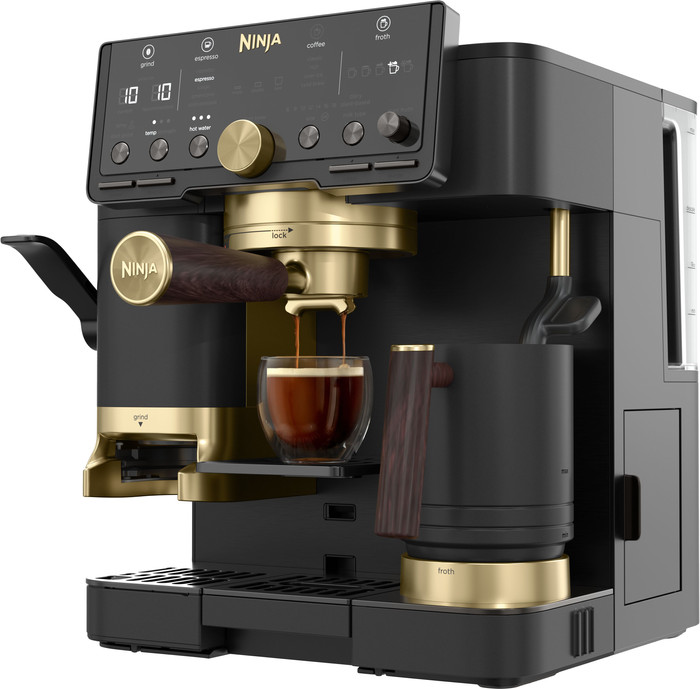 Ninja Luxe Café Pro ES771EUBK David Beckham Limited Edition côté droit