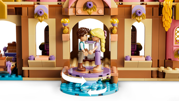 LEGO Disney Rapunzels Kasteel 43297 detail
