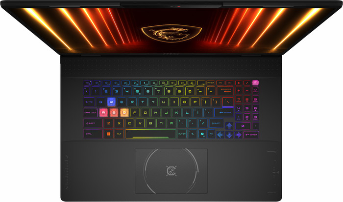 MSI Crosshair 18 HX AI A2XWGXKG-088BE dessus