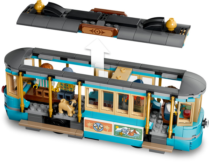 LEGO City - Le Tramway de Bord de Mer 60506 détail