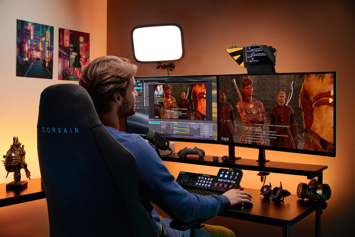 Elgato Prompter product in gebruik