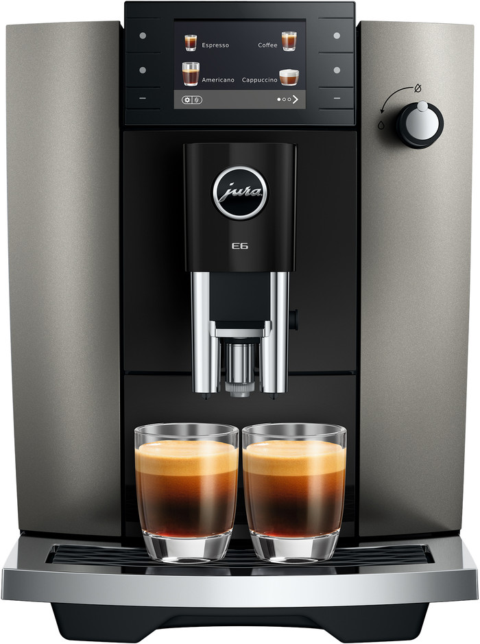 JURA E6 Dark Inox (ED) voorkant