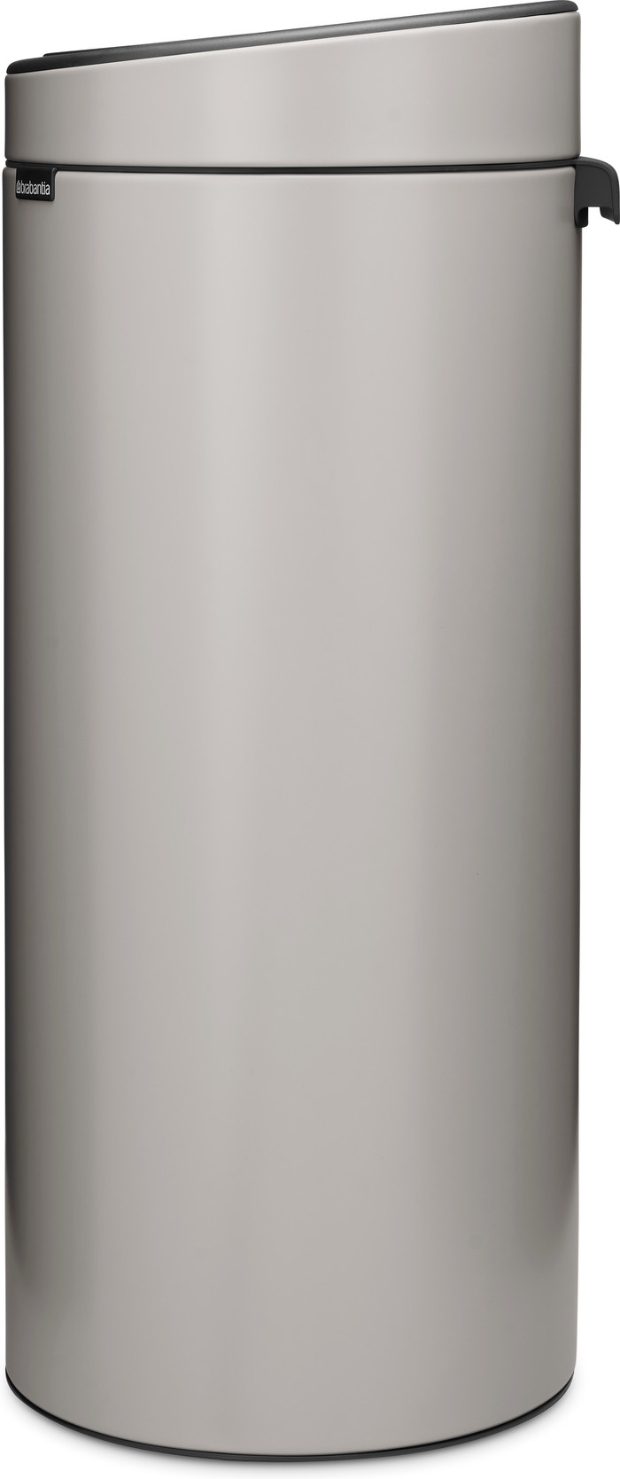 Brabantia Touch Bin 30 Liter Soft Grey rechterkant