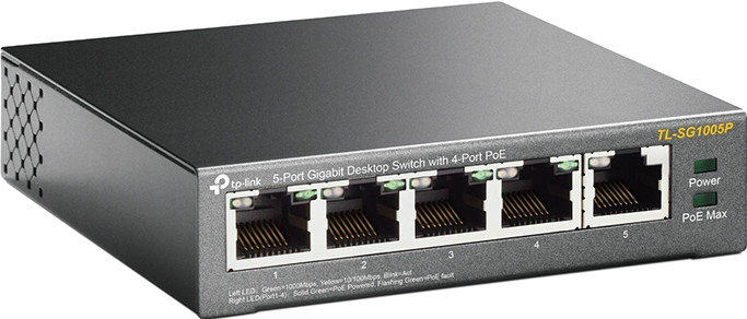 TP-Link TL-SG1005P right side