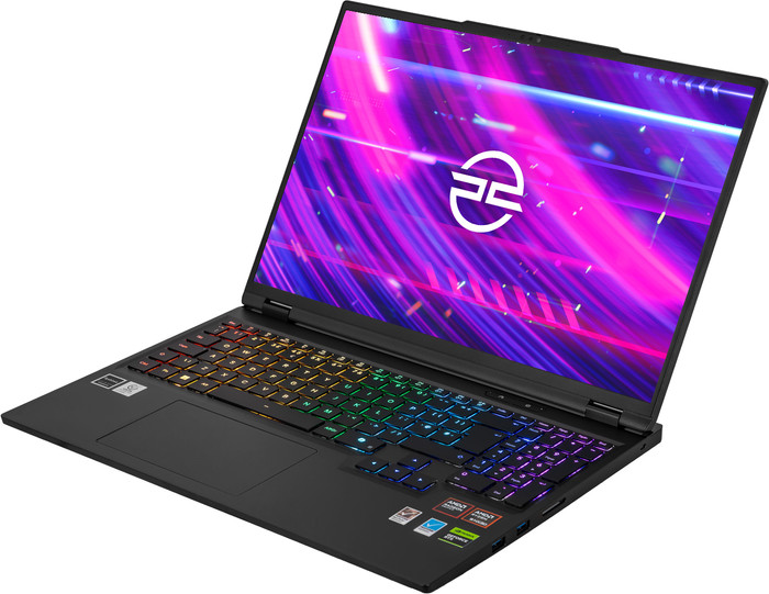 PCSpecialist Recoil 16 AMD 5070 Ti Azerty rechterkant