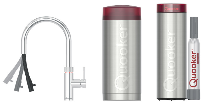 Quooker COMBI+ & Quooker Flex Round Chroom & Quooker CUBE Main Image