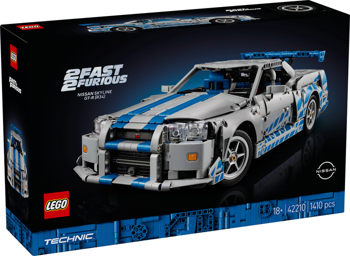 LEGO Technic - Voiture Nissan Skyline GT-R (R34) 2 Fast 2 Furious 42210 emballage