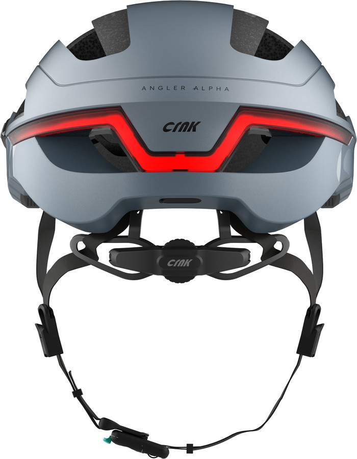 CRNK Angler Alpha Metallic Blauw L achterkant