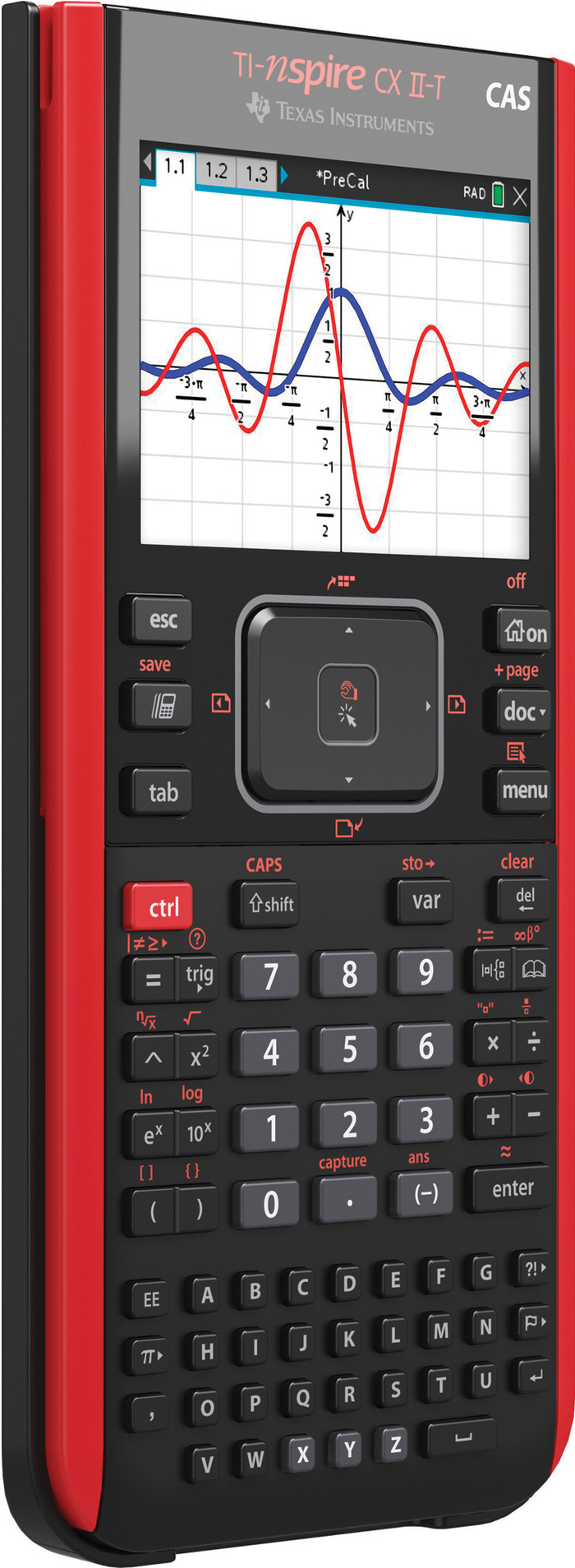Texas Instruments TI-Nspire CX II-T CAS rechterkant