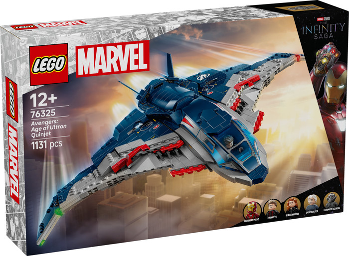 LEGO Marvel - Le Quinjet d'Avengers : l'Ère d'Ultron 76325 emballage