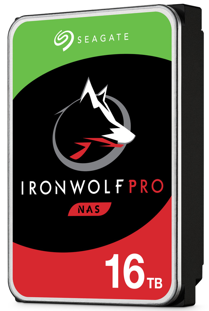 Seagate IronWolf Pro 16TB left side