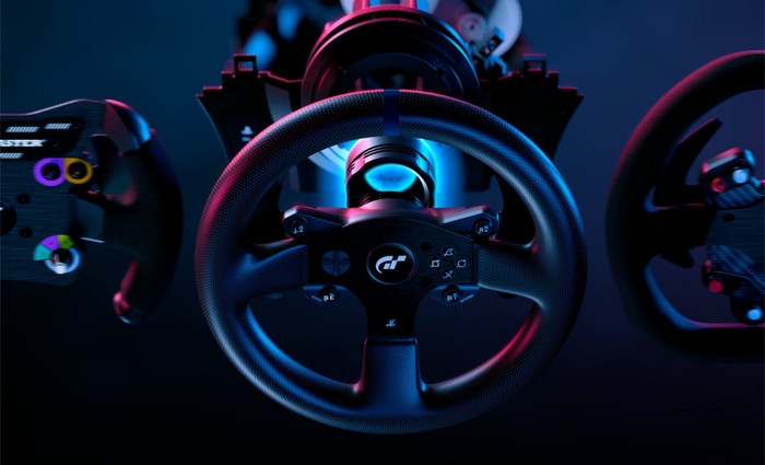 Thrustmaster T300 RS GT + Ferrari F1 Add-on product in use