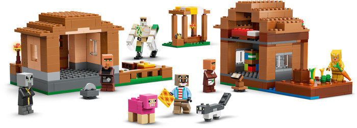 LEGO Minecraft - L'Évocateur à l'Attaque du Village 21596 détail