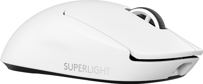 Logitech G PRO X Superlight 2 LIGHTSPEED Wireless Gaming Mouse White left side