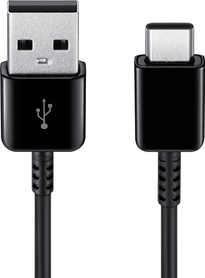 Samsung Usb A naar Usb C Kabel 1,5m Kunststof Zwart bovenkant