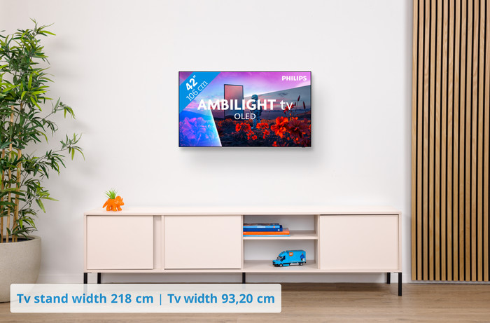 Philips Ambilight 42 inches OLED811 (2026) visual Coolblue 1