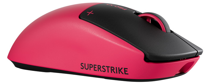 Logitech G PRO X3 SUPERSTRIKE LIGHTSPEED Roze linkerkant
