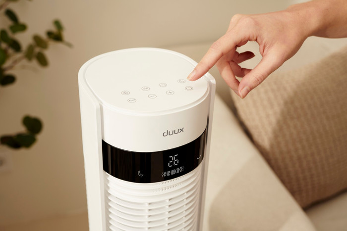 Duux Elevate Smart Wit product in gebruik