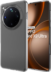 Just in Case Soft Design OPPO Find X9 Ultra Back Cover Transparent détail