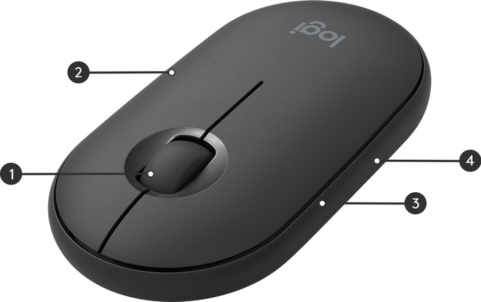 Logitech MK470 Slim Draadloos Toetsenbord en Muis Grijs AZERTY null