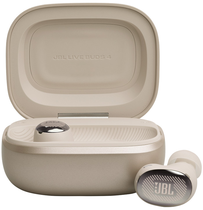 JBL Live Buds 4 Champagne voorkant