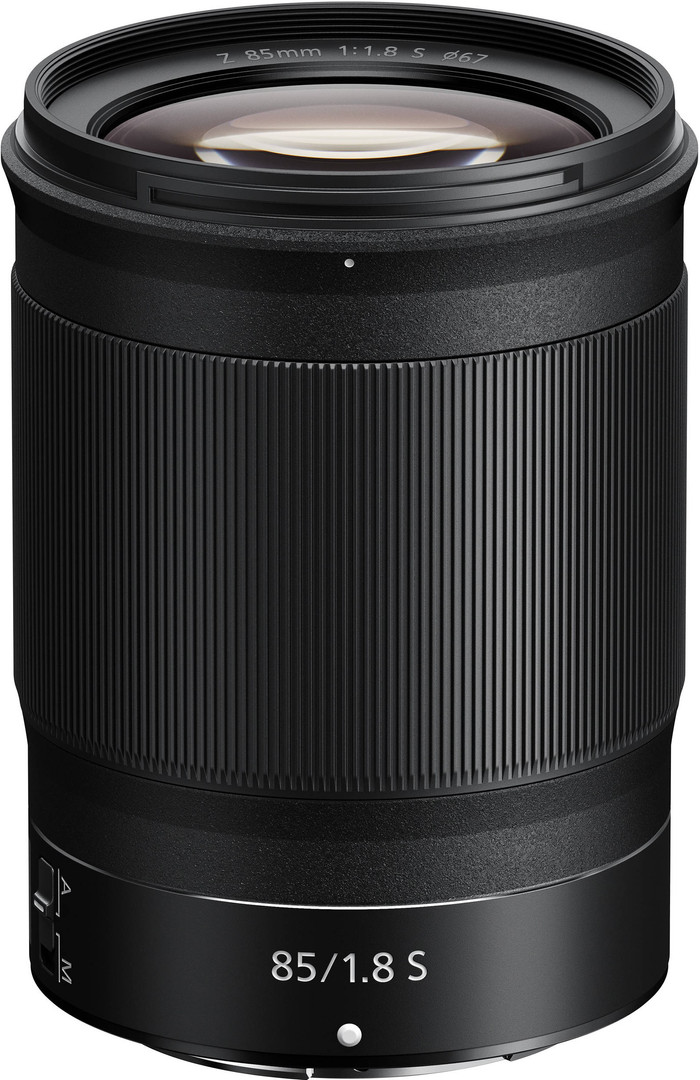 Nikon Nikkor Z 85mm f/1.8 S bovenkant