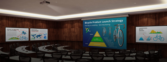 BenQ MH733 product in gebruik