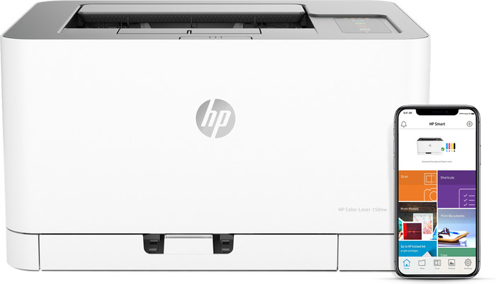 HP Color Laser MFP 150nw  + 1 extra set toners product in gebruik