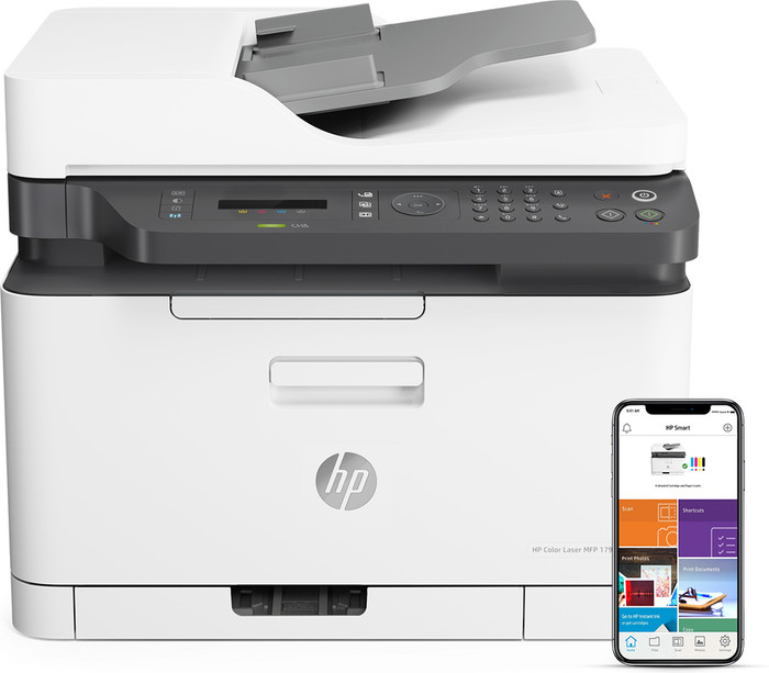 HP Color Laser MFP 179fnw product in use